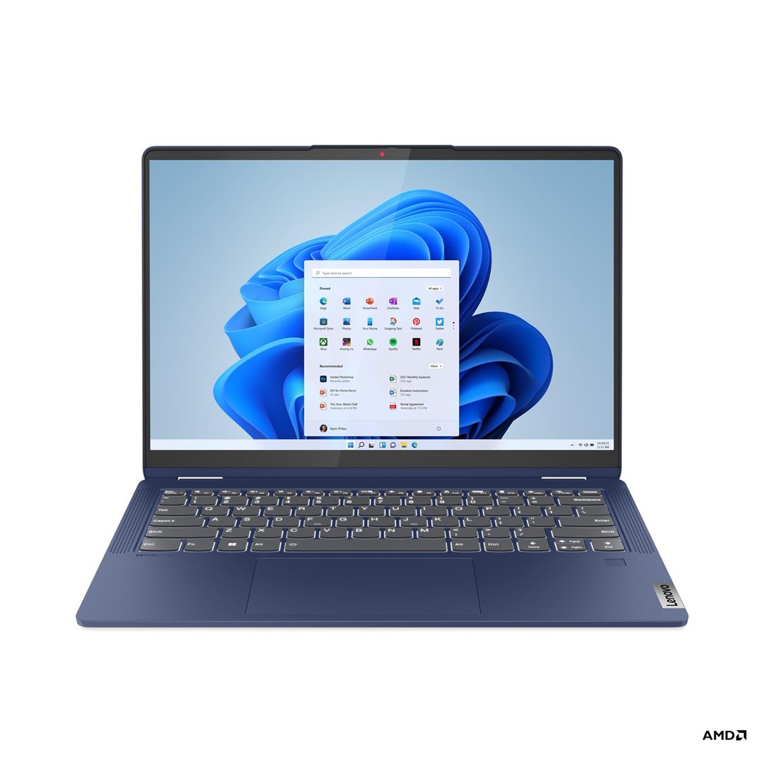 Lenovo IdeaPad Flex 5 14ABR8 Ryzen5 5625U 16GB 512GB 14.0"WUXGA IPS Touch GL IntegRadeon PEN Win11Home Abyss Blue1 