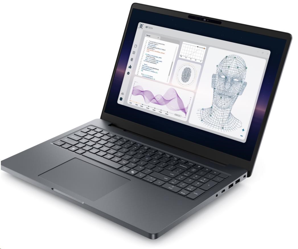 DELL NTB Pro Max Plus 16 MB16250/ U7-265HX/ 32GB/ 1TSSD/ 16" FHD+/ IR Cam/ NVI RTX 2000/ 280W Type-C/ WLAN/ Bck Kb/ W11P/ 3Y PS NBD1 
