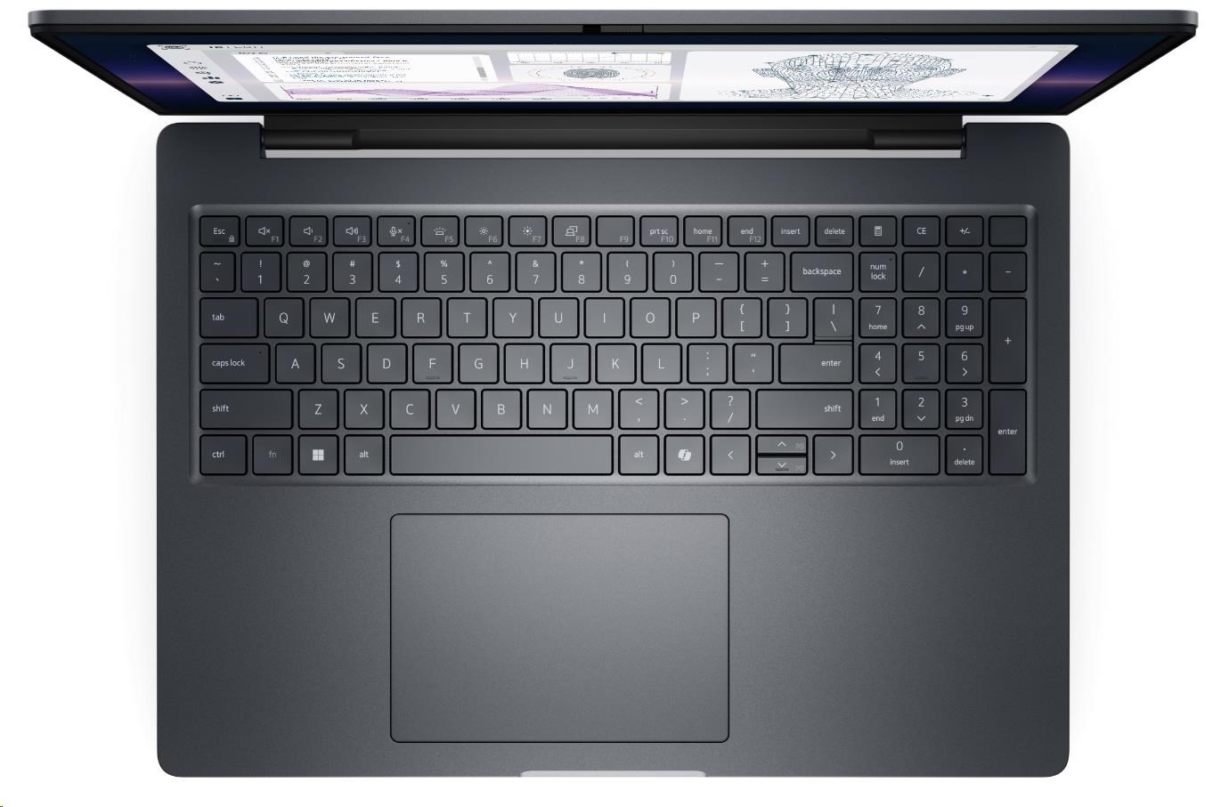 DELL NTB Pro Max Plus 16 MB16250/ U7-265HX/ 32GB/ 1TSSD/ 16" FHD+/ IR Cam/ NVI RTX 2000/ 280W Type-C/ WLAN/ Bck Kb/ W11P/ 3Y PS NBD2 