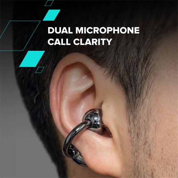 Canyon TWS-14, True Wireless BT slúchadlá za ucho (open-ear-clip), USB-C nabíjanie, nabíjacie puzdro, čierne5 