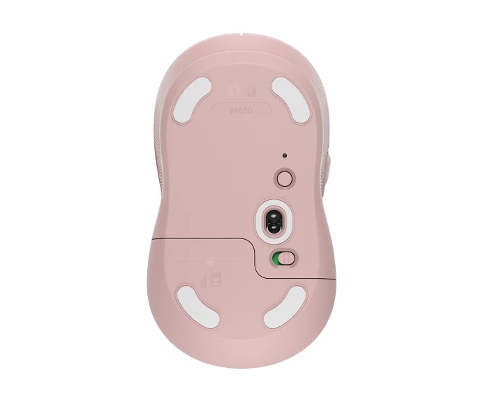 Logitech Signature M650/ Kancelárska/ Optická/ Pre pravákov/ 4 000 DPI/ USB+BT/ Ružová2 