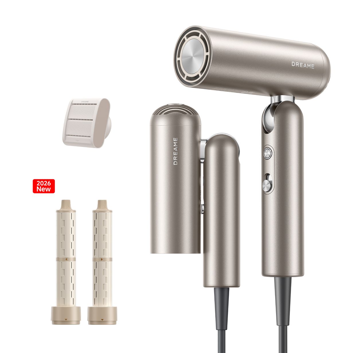 Dreame Hair Pocket Pro sušič vlasov, zlatý0 