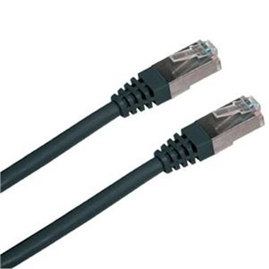 Patchkábel S/ FTP, Cat6, 2xRJ45, 5m čierny0 