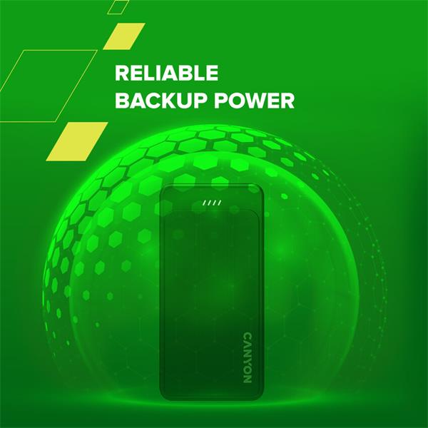 Canyon OnPower 200, Powerbank, 20.000 mAh, LED indikátor, in: 1x USB-C/1x microUSB, out: 1x USB-C a 2x USB-A 4 