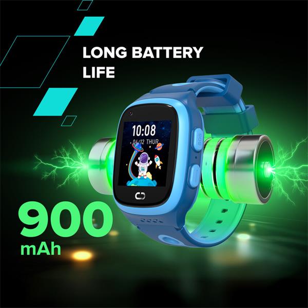 Canyon Zefir KW-49, smart hodinky pre deti, E-SIM 4G VoLTE, GPS, Video volania, SOS tlačidlo, modré10 