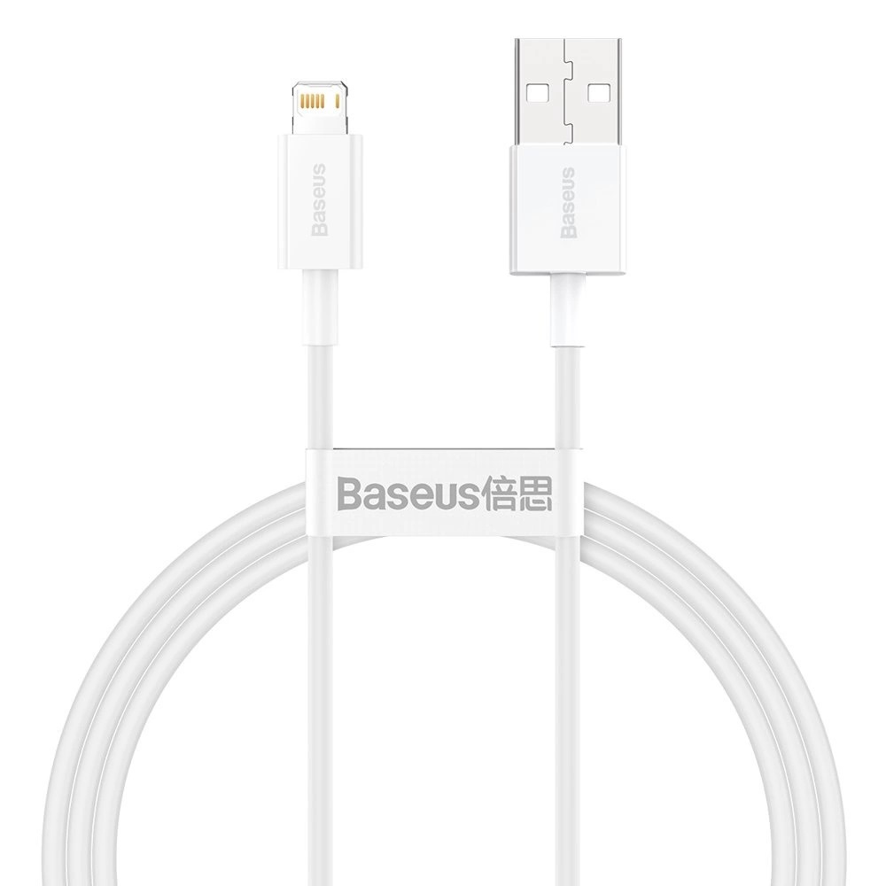 Baseus Dátový kábel Superior Series USB/ Lightning 1m (2.4 A) biela1 