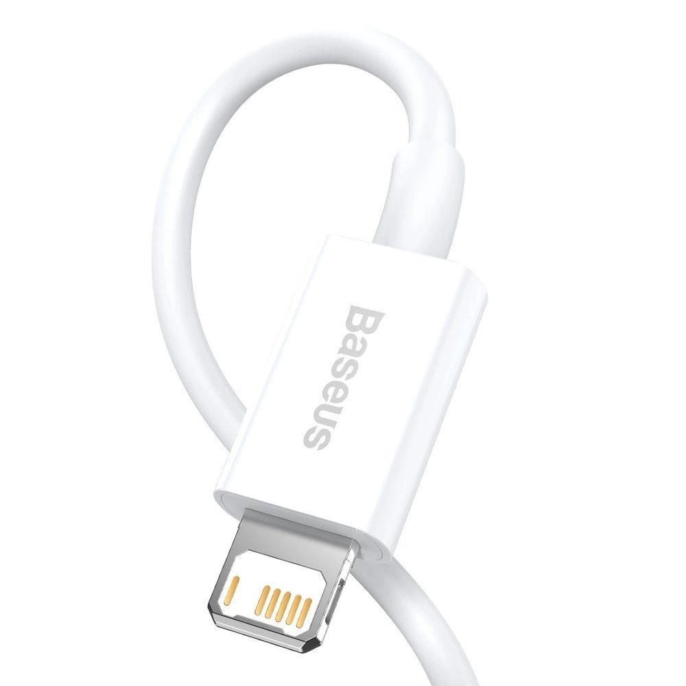 Baseus Dátový kábel Superior Series USB/ Lightning 1m (2.4 A) biela2 