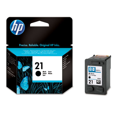 HP 21 Black Ink Cartridge 5ml na 190str. - C9351AE0 