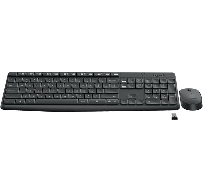 bezdrôtový set Logitech Wireless Desktop MK235, CZ/ SK2 