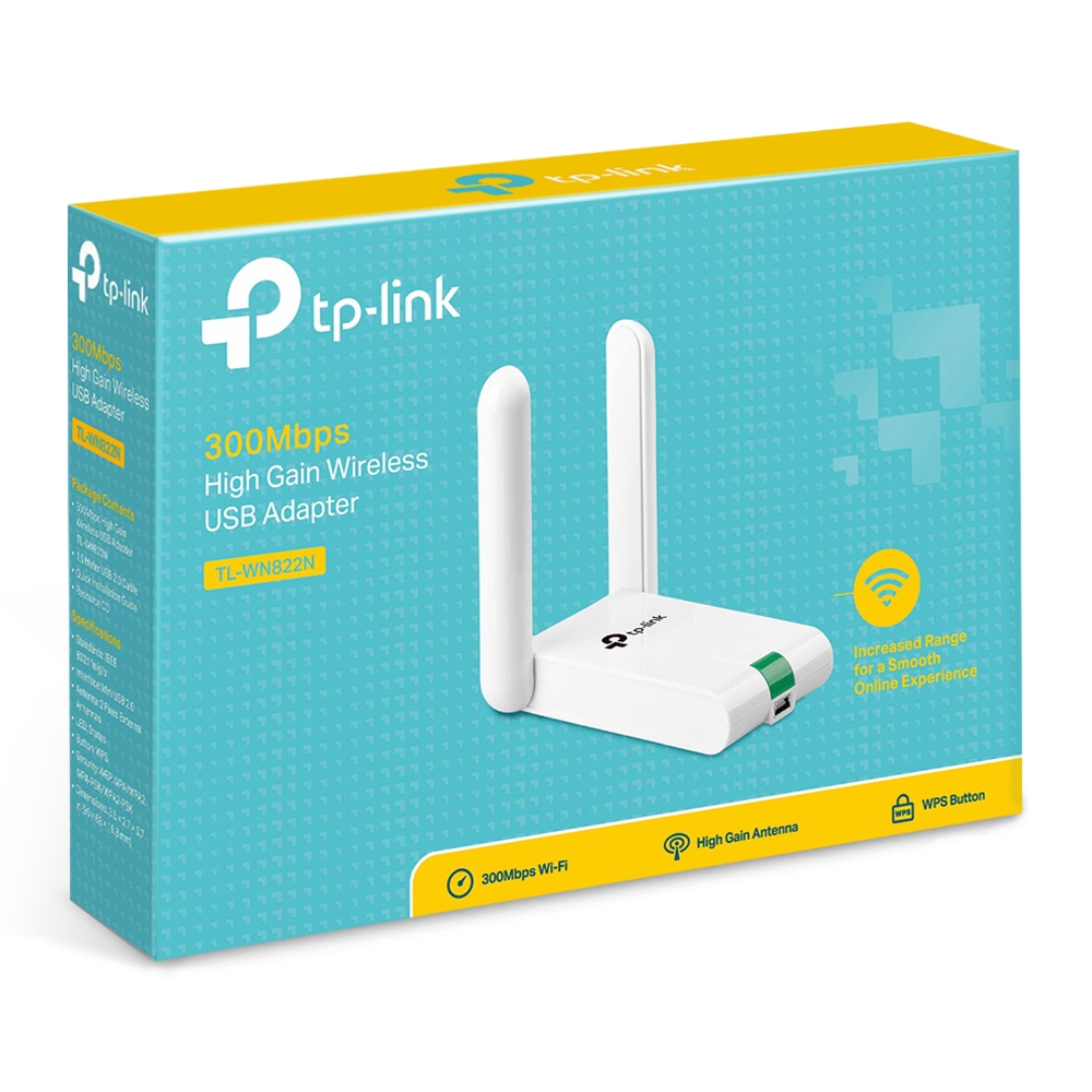 TP-Link TL-WN822N 300Mbps High Gain Wifi USB Adapt2 