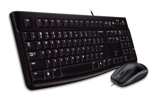 PROMO CZ set Logitech MK120, drátový, USB, CZ/ SK0 