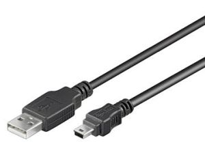 PremiumCord Kabel mini USB, A-B, 5pinů, 1m0 