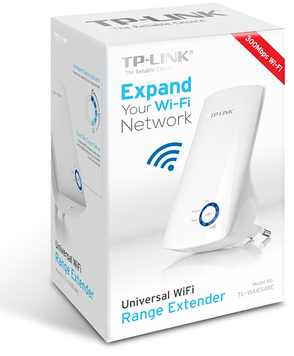 TP-Link TL-WA854RE 300Mbps univerzální bezdrátový extender 300 Mbit/ s5 
