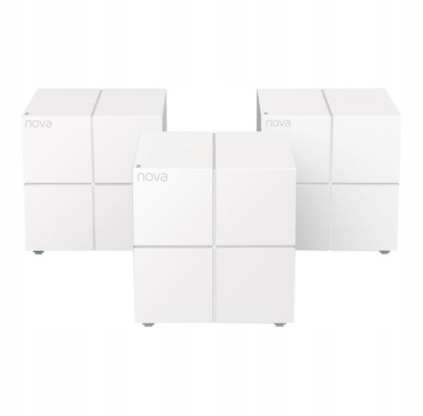 Tenda Nova MW6 (3-pack) WiFi AC1200 Mesh Gigabit systém, MU-MIMO, 6x GLAN/ GWAN, SMART CZ aplikácie1