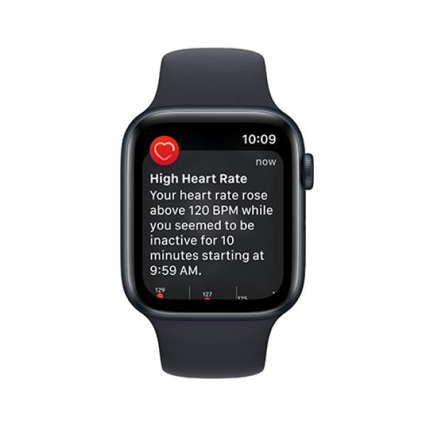 Apple Watch SE GPS 44mm Tmavo atramentové hliníkové puzdro s tmavo atramentový športovým remienkom 3