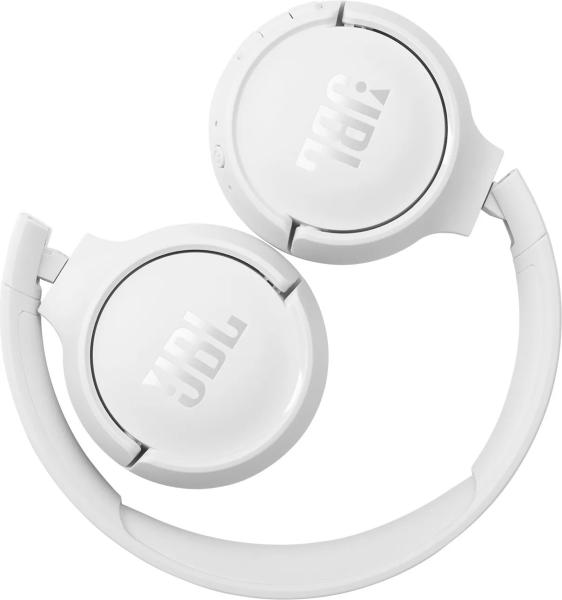 JBL Tune 510BT White sluchátka na uši,  bezdrátová,  Bluetooth 5.0,  32 ohm,  výdrž až 40 hod,  rychlé nabíjení,  bílá2