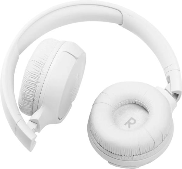 JBL Tune 510BT White sluchátka na uši,  bezdrátová,  Bluetooth 5.0,  32 ohm,  výdrž až 40 hod,  rychlé nabíjení,  bílá4