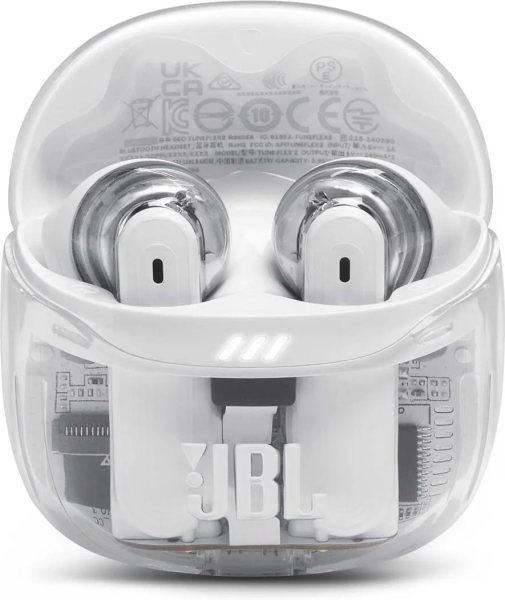 JBL Tune Flex 2 Ghost White slúchadlá2
