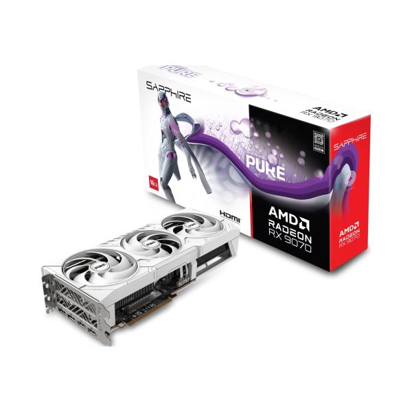 SAPPHIRE PURE AMD RADEON RX 9070 OC 16GB/256bit GDDR6 2xHDMI 2x DP
