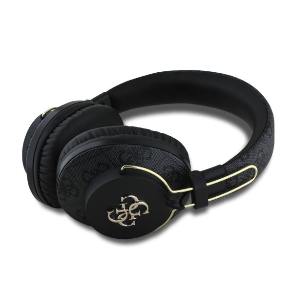 Slúchadlá Guess PU 4G Metal Logo ENC čierne1