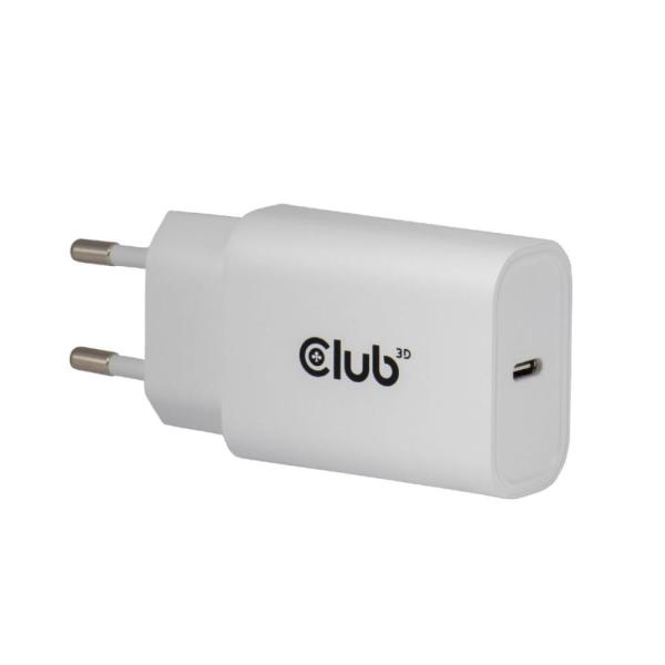 Club3D Nabíječka,  USB-C,  Power Delivery 15V/ 2A,  2-pack,  bílá