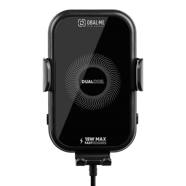 OBAL:ME GravCharger Bezdrôtový Nabíjací Držiak do Autá 15W Black1