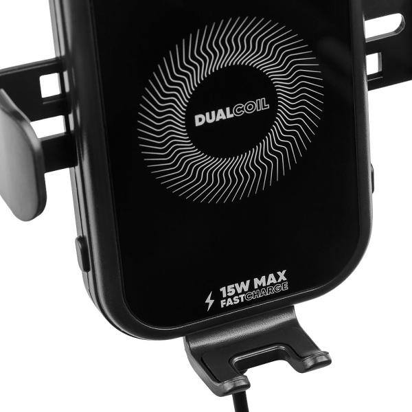 OBAL:ME GravCharger Bezdrôtový Nabíjací Držiak do Autá 15W Black5