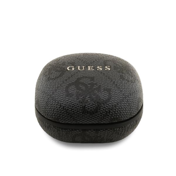Guess PU 4G Metal Logo ENC TWS Bezdrôtové Slúchadlá čierne2