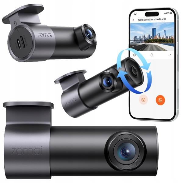 70MAI DASH CAM M310 Plus 3K - kamera pre záznam jázd
