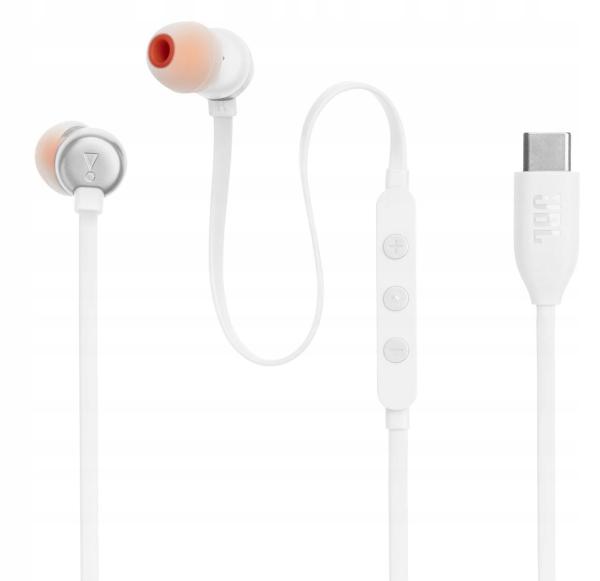 Sluchadla JBL TUNE 310 USB-C Biele