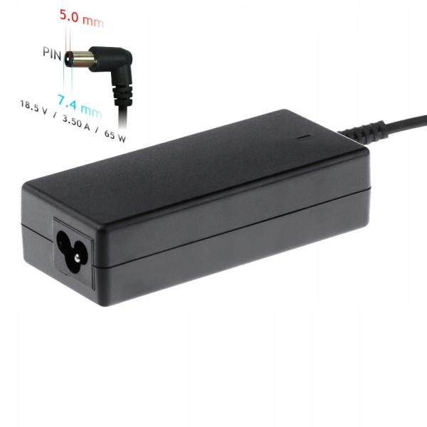 Adaptér Akyga 18.5V / 3.5A 65W 7.4 x 5.0 mm + pin