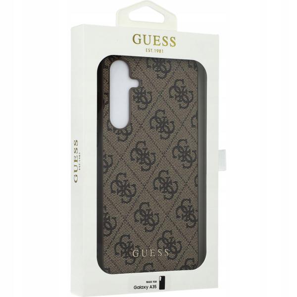 Puzdro SAM Galaxy A35 5G zad. hnedé GUESS1