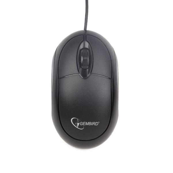 Myš GEMBIRD MUS-U-01,  drôtová,  optická,  vertikálna,  1200-3200 dpi,  USB,  čierna2