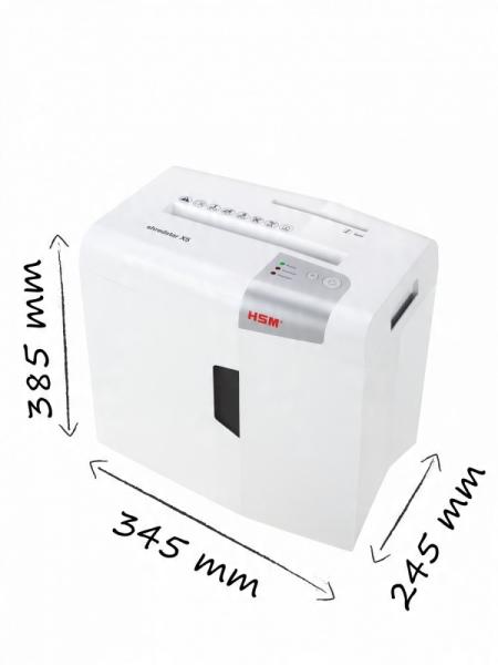 HSM skartovač ShredStar X5 White (velikost řezu 4, 5x30mm,  DIN P-4 (3))1