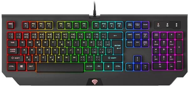 Herný set 4v1 Genesis Cobalt 330 RGB CZ/ SK, RGB podsvietenie9