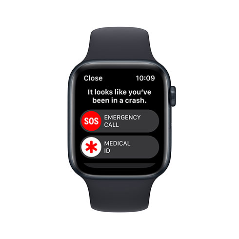 Apple Watch SE GPS 44mm Tmavo atramentové hliníkové puzdro s tmavo atramentový športovým remienkom 4 
