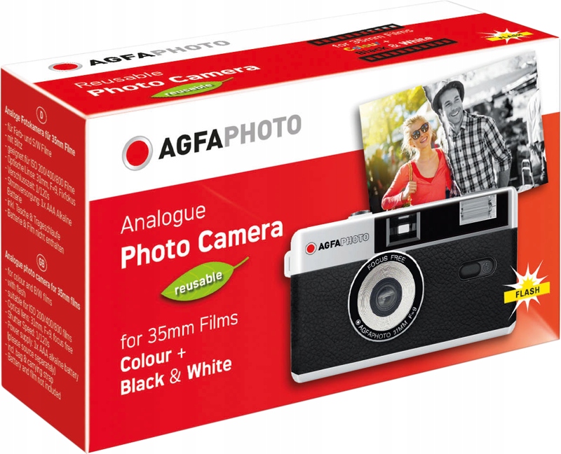AgfaPhoto REUSABLE CAMERA 35MM BLACK4 