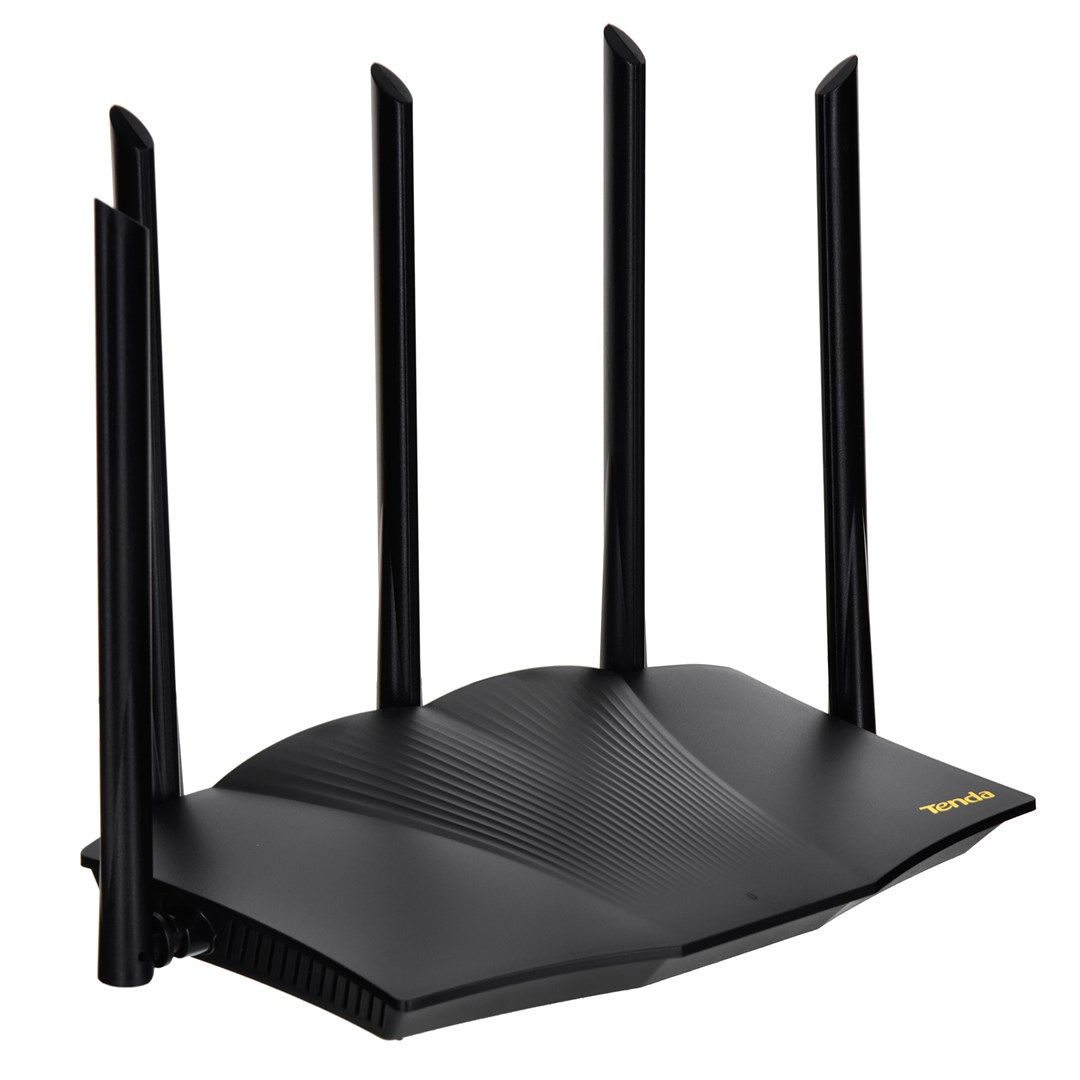 Tenda TX12 Pro AX3000 WiFi 6 Router, 1x GWAN, 3x GLAN, IPv6, 5x 6dBi, WPA3, Mesh, CZ app0 