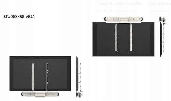 Poly Studio X30/ X32/ V12 VESA and Wall Mount2 