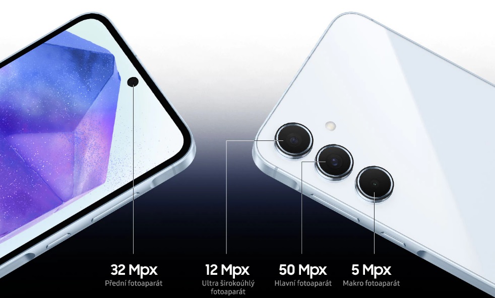 Samsung Galaxy A55 (A556),  8/ 256 GB,  5G,  EU,  modrá2 