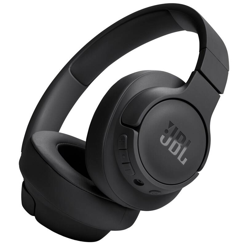 JBL Tune 720BT Black bezdrátová sluchátka přes uši,  Bluetooth 5.3,  až 76 hodin a rychlé dobití,  černá0 