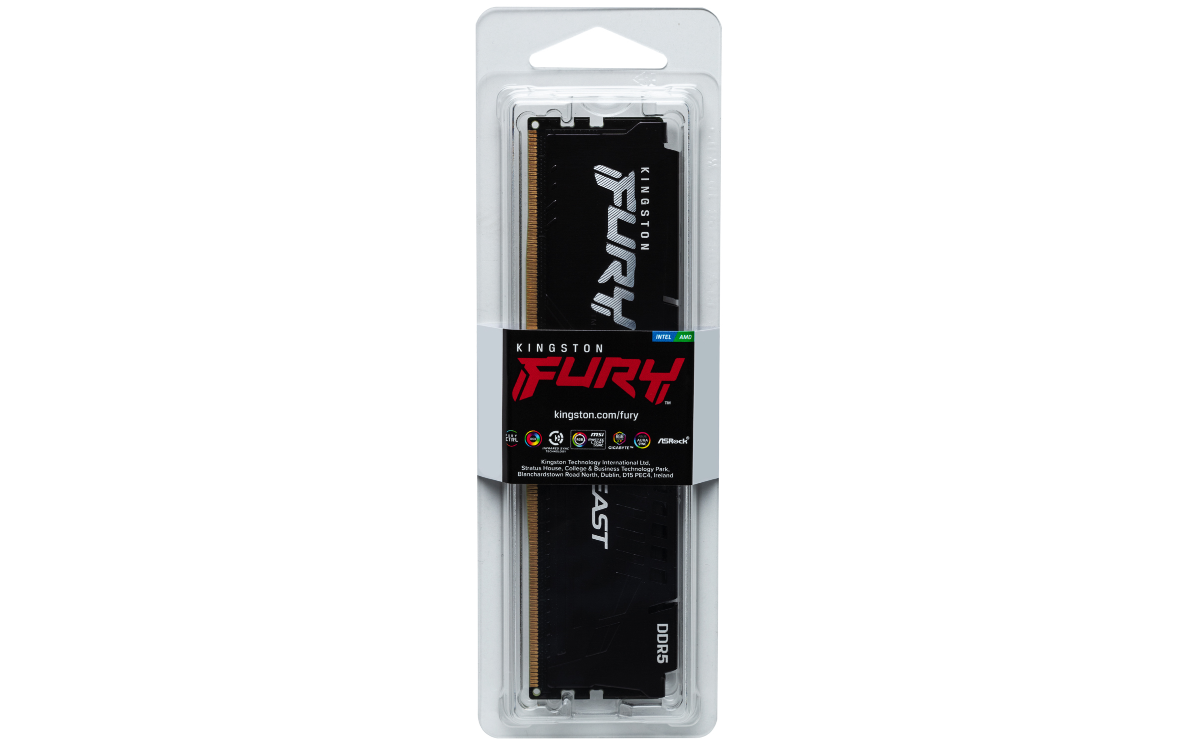 Kingston FURY Beast EXPO/ DDR5/ 16GB/ 6000MHz/ CL36/ 1x16GB/ Black4 