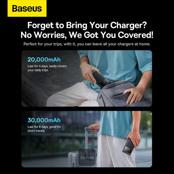 Baseus power banka Star-Lord 30000 mAh 22, 5 W USB/ USB-C čierna1 