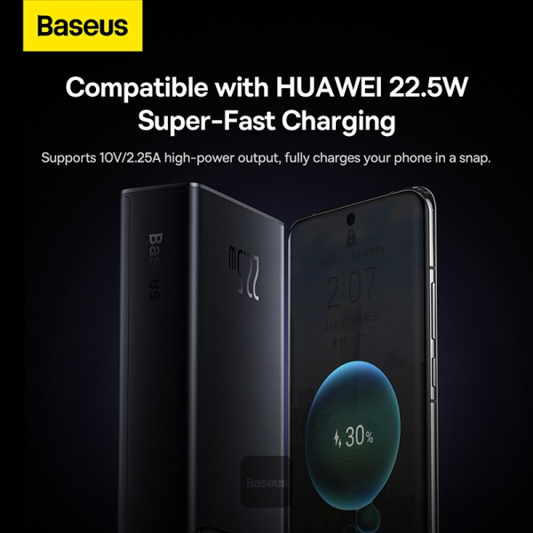 Baseus power banka Star-Lord 30000 mAh 22, 5 W USB/ USB-C čierna2 