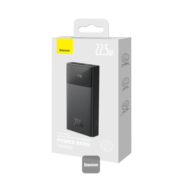 Baseus power banka Star-Lord 30000 mAh 22, 5 W USB/ USB-C čierna6 
