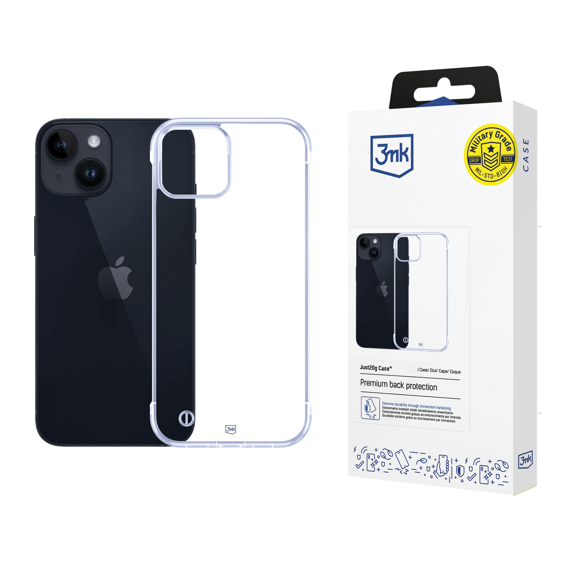 3mk ochranný kryt Just20g Clear Case pro Samsung Galaxy S25 Ultra0 