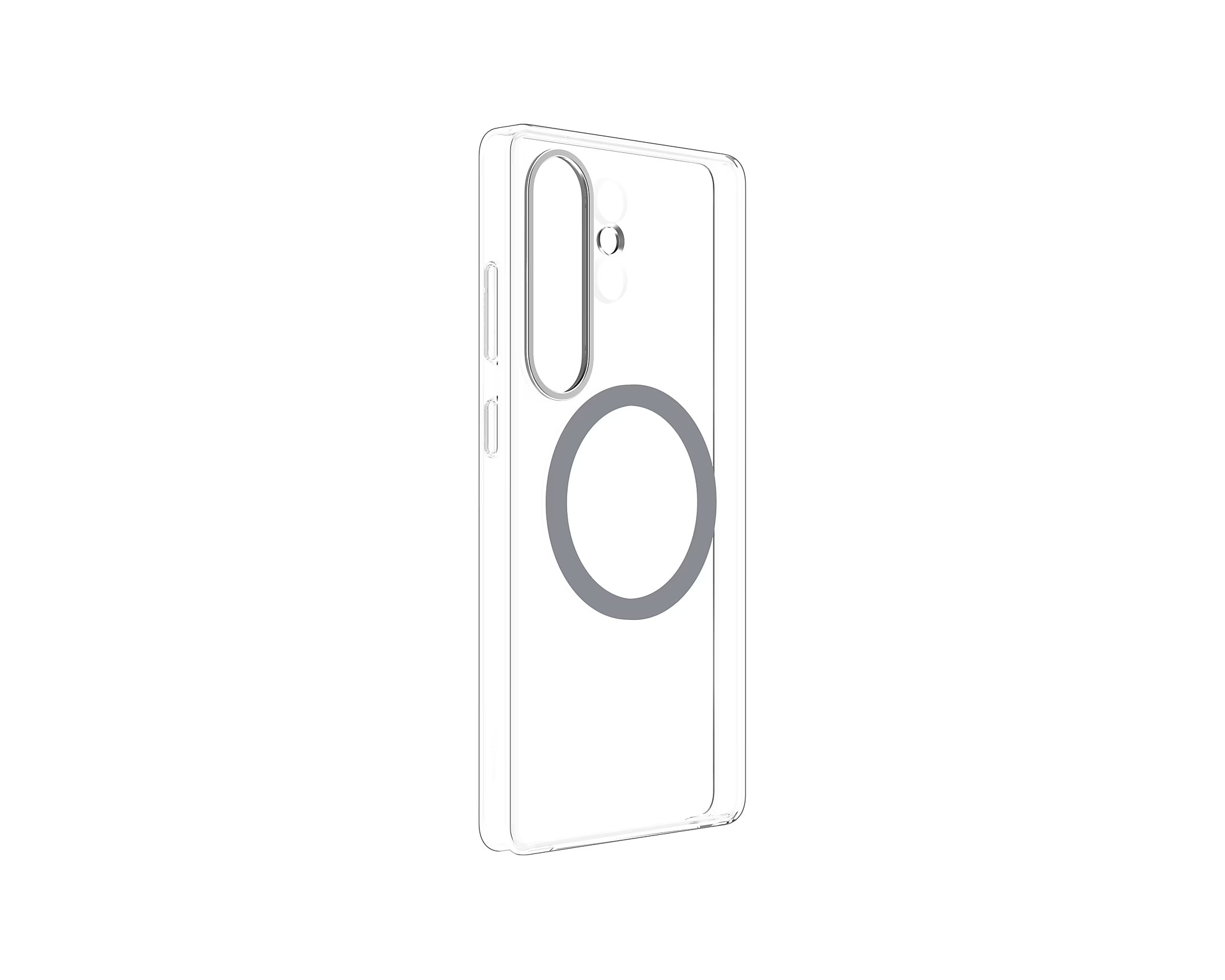 Samsung Priehľadný kryt s magnetickým úchytom pre Galaxy S25 Ultra Transparent0 