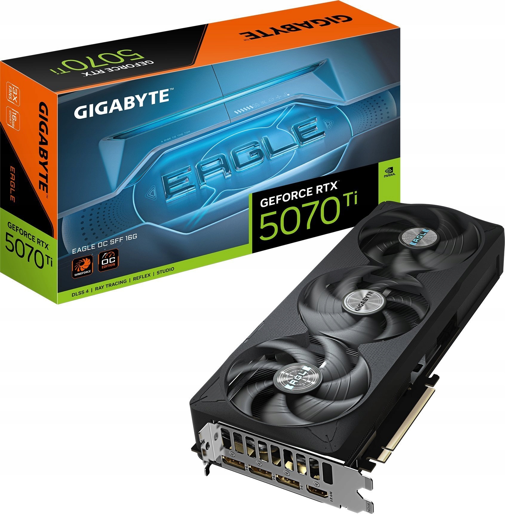 GIGABYTE GeForce RTX 5070 Ti EAGLE SFF/ OC/ 16GB/ GDDR70 