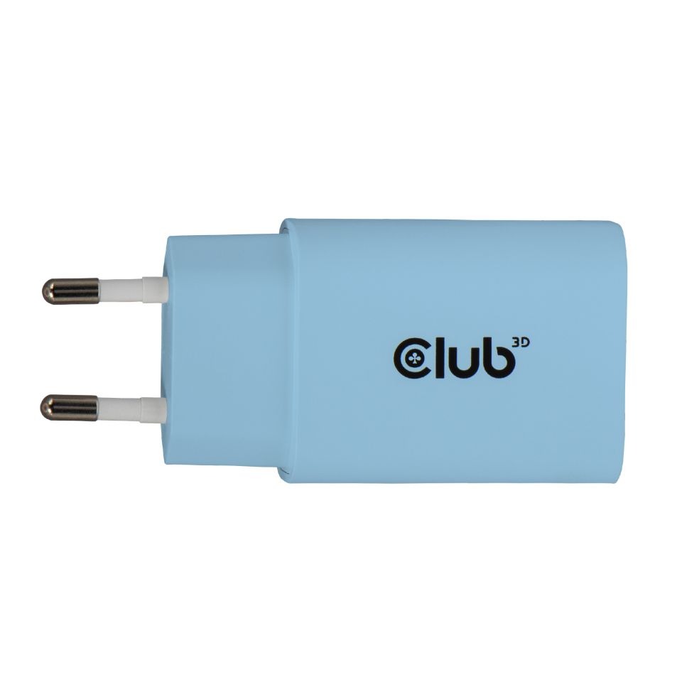 Club3D Nabíječka,  USB-C,  Power Delivery 15V/ 2A,  2-pack,  modrá0 