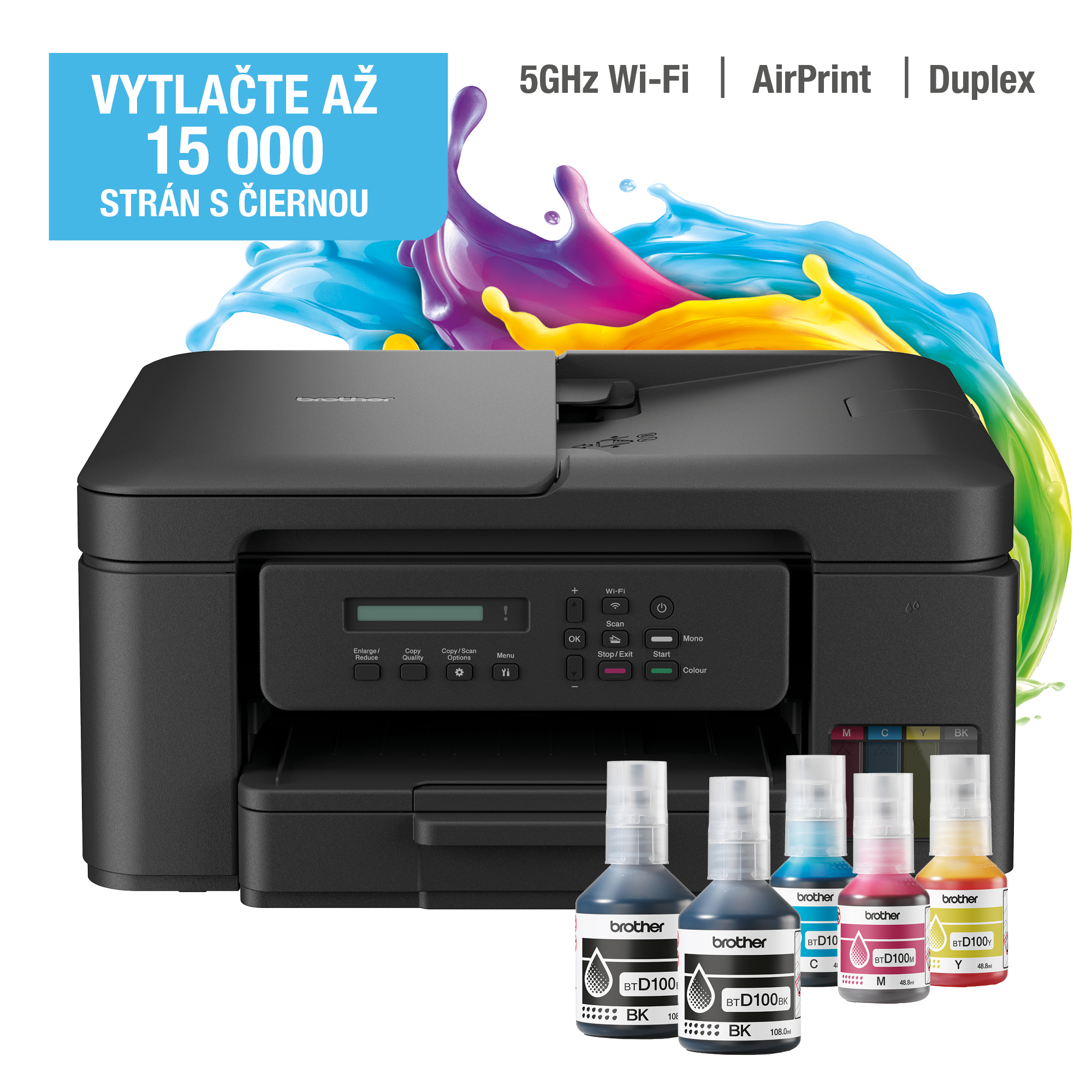 Brother/ DCP-T730DW/ MF/ Ink/ A4/ WiFi/ USB0 